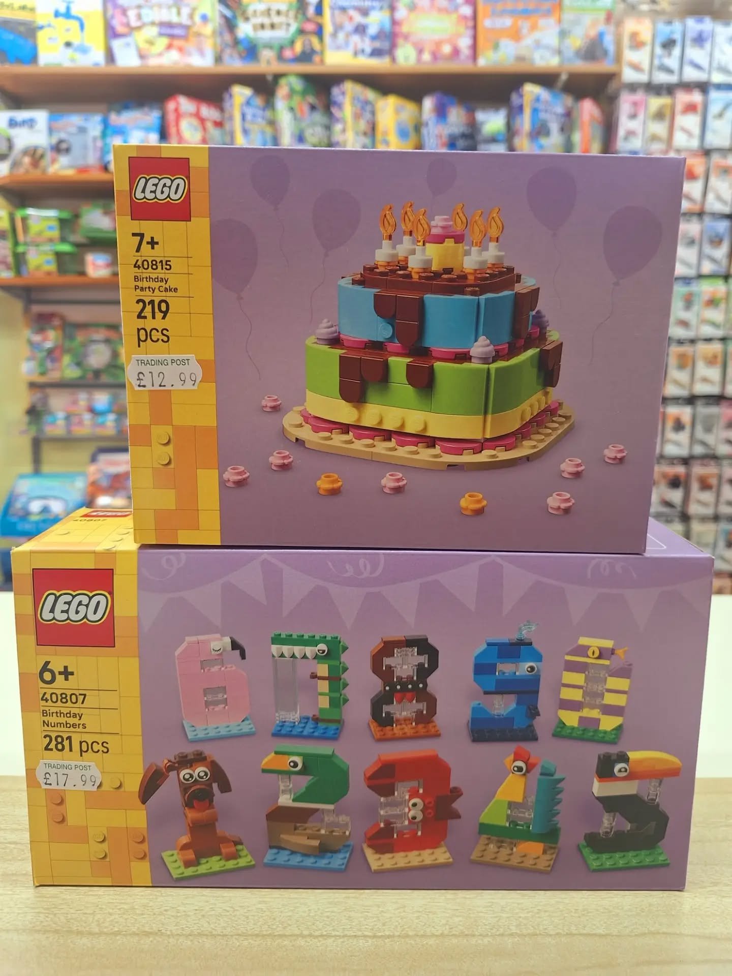 🎂Just Arrived🎂

Start a new Birthday tradition with the LEGO Birthday Party Cake &amp; Birthday Numbers!