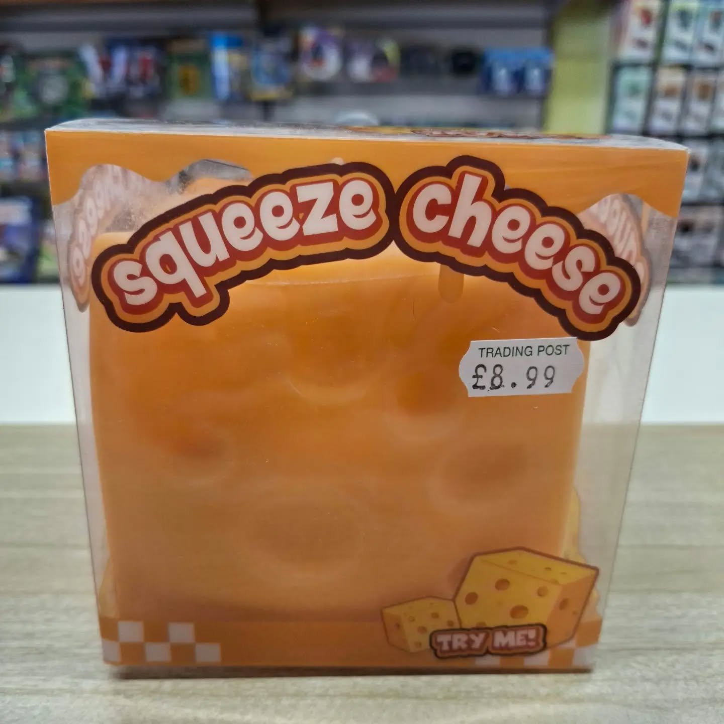 🧀NEW IN.....Giant Squeeze Cheese🧀

Pop in to see our GIANT 🍓STARBERRIES🍓 &amp; 🍌BANANAS 🍌 !