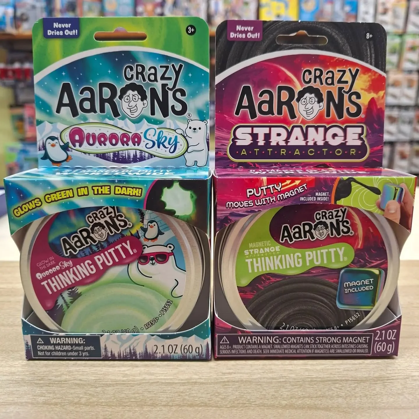 ⭐️CRAZY AARON'S THINKING PUTTY is back!⭐️

We have CATP MINI TINS too, they make perfect STOCKING FILLERS! 🎅🏽

We have had 100s of new toys delivered in the last week, pop in to see them all.
