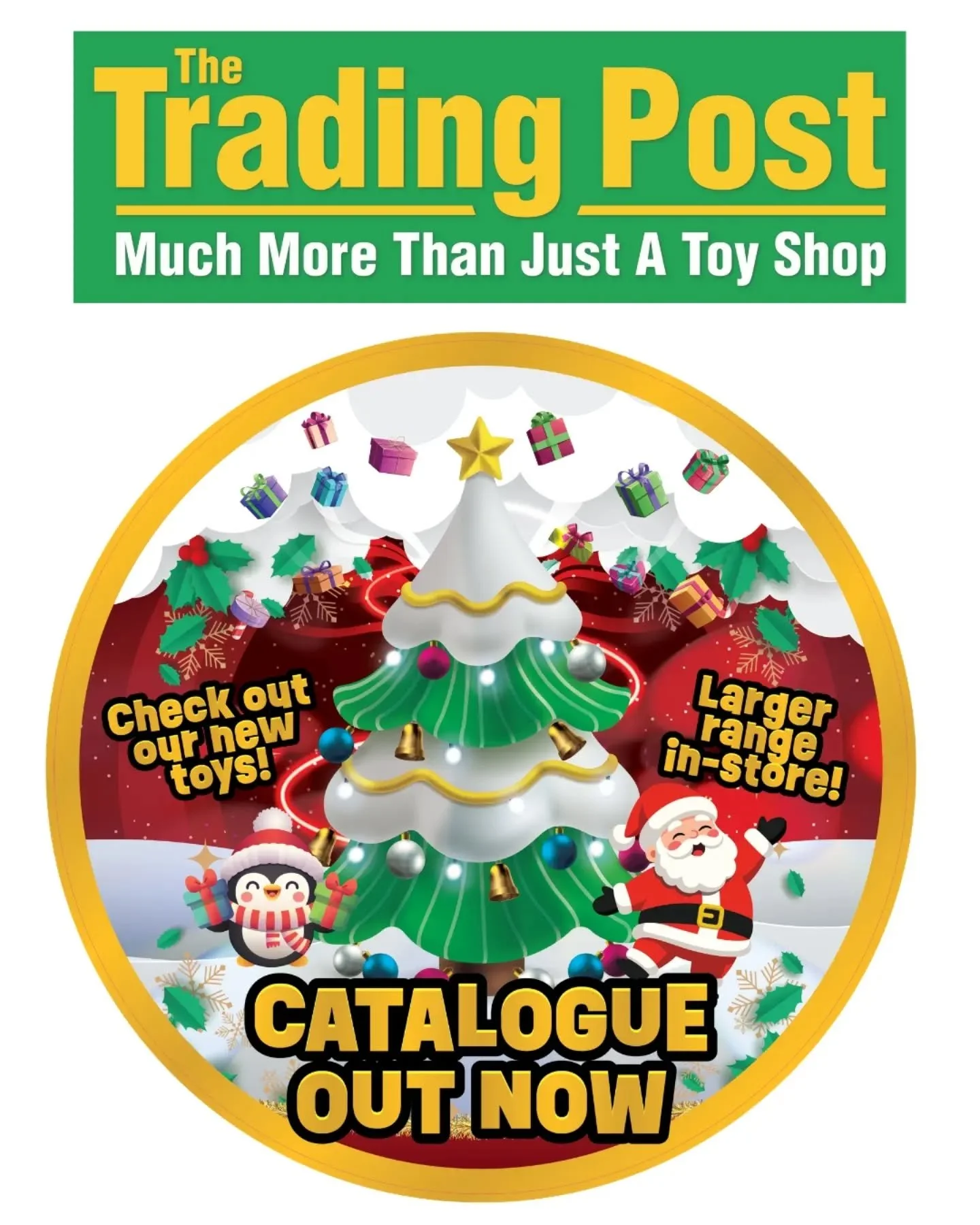 🎉🎅🏽🤶🏻 OUR Toymaster Ltd CHRISTMAS CATALOGUE IS OUT NOW 🤶🏻🎅🏽🎉

It is full of GIFT IDEAS for the whole family, and some amazing SPECIAL OFFERS including some HALF PRICE deals!

Pick up yours day, grab a pen and start circling your wishlist!


