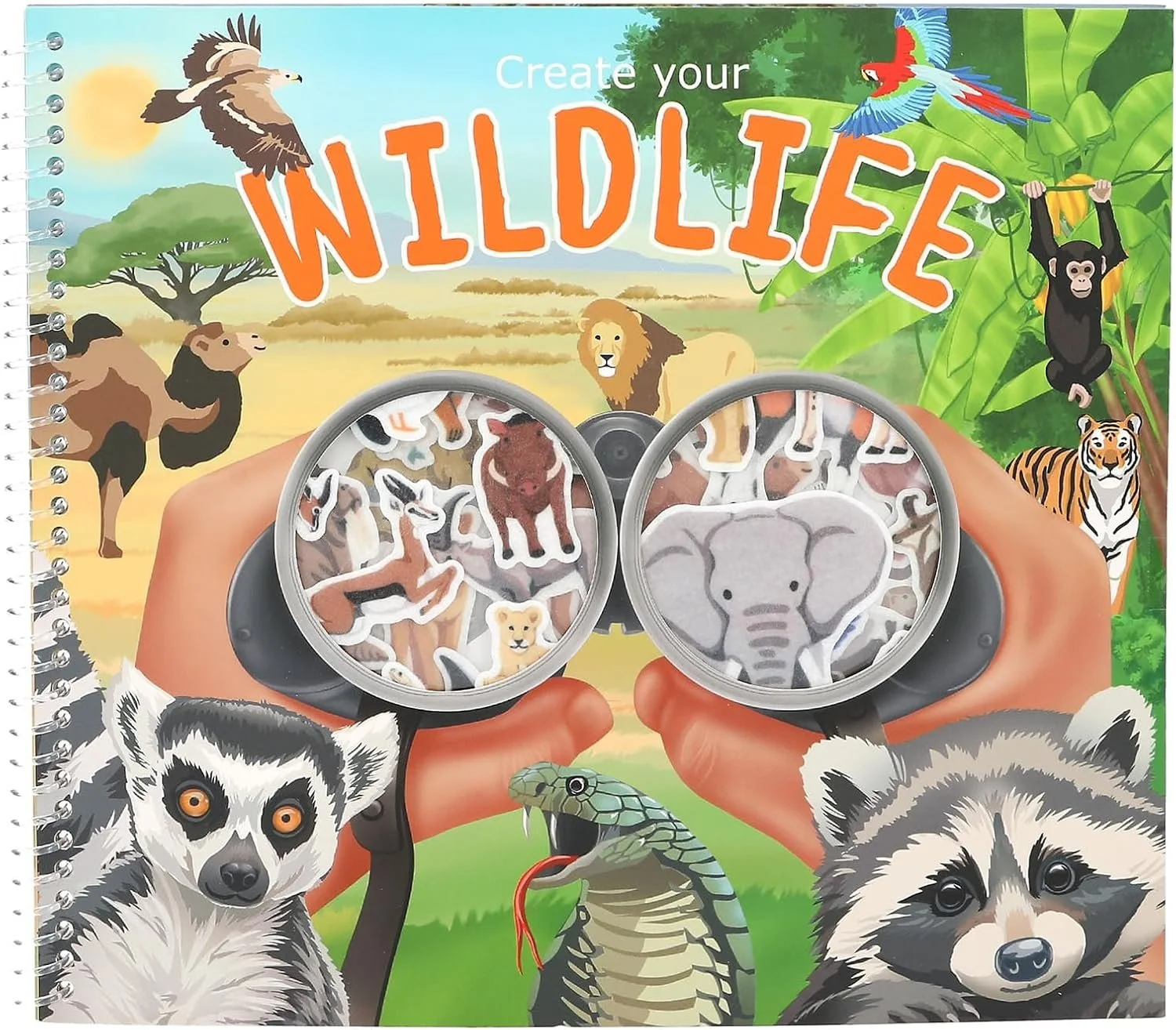 Create Your Wild Life Sticker Book - Depesche