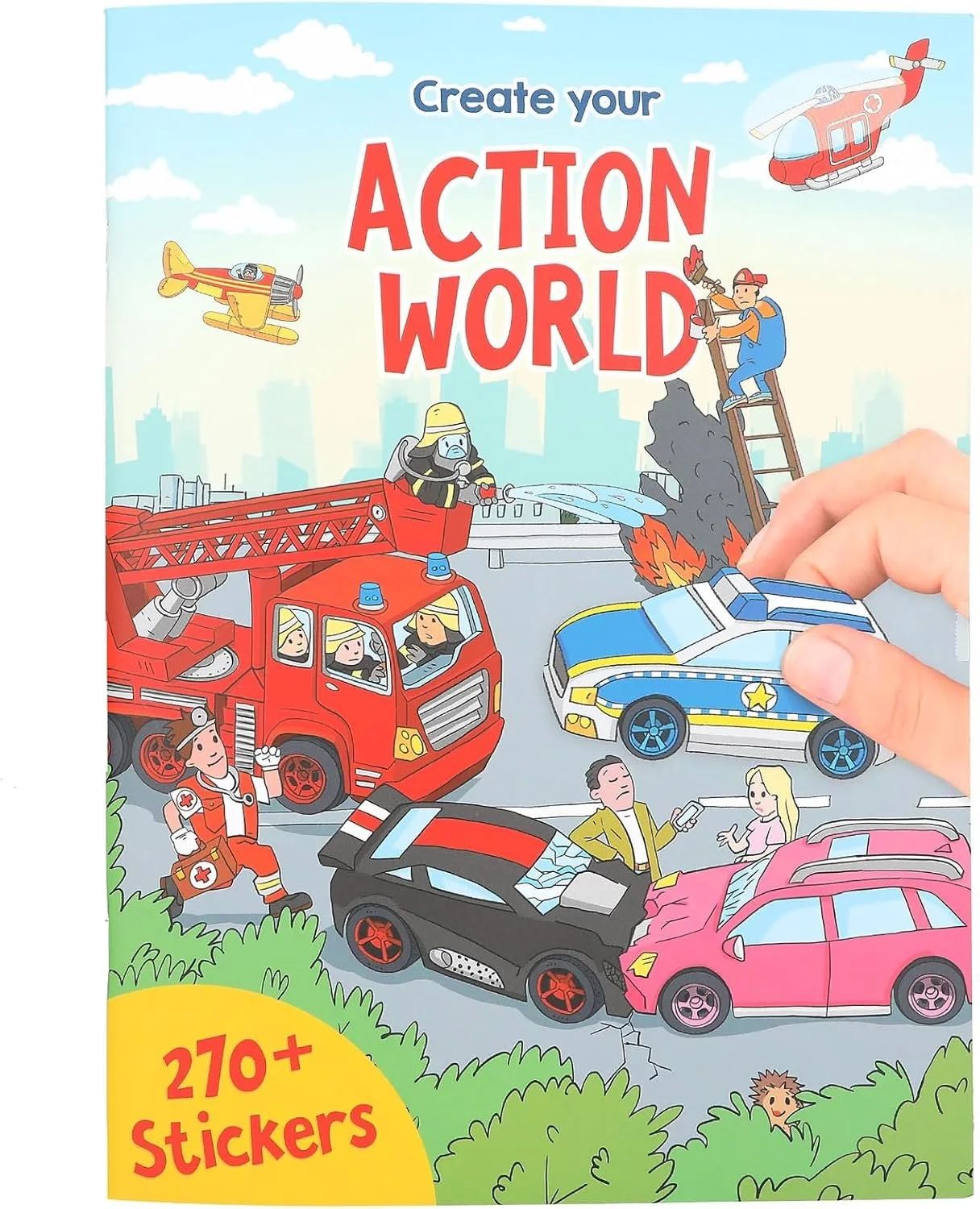Create Your Action World Sticker Book - Depesche