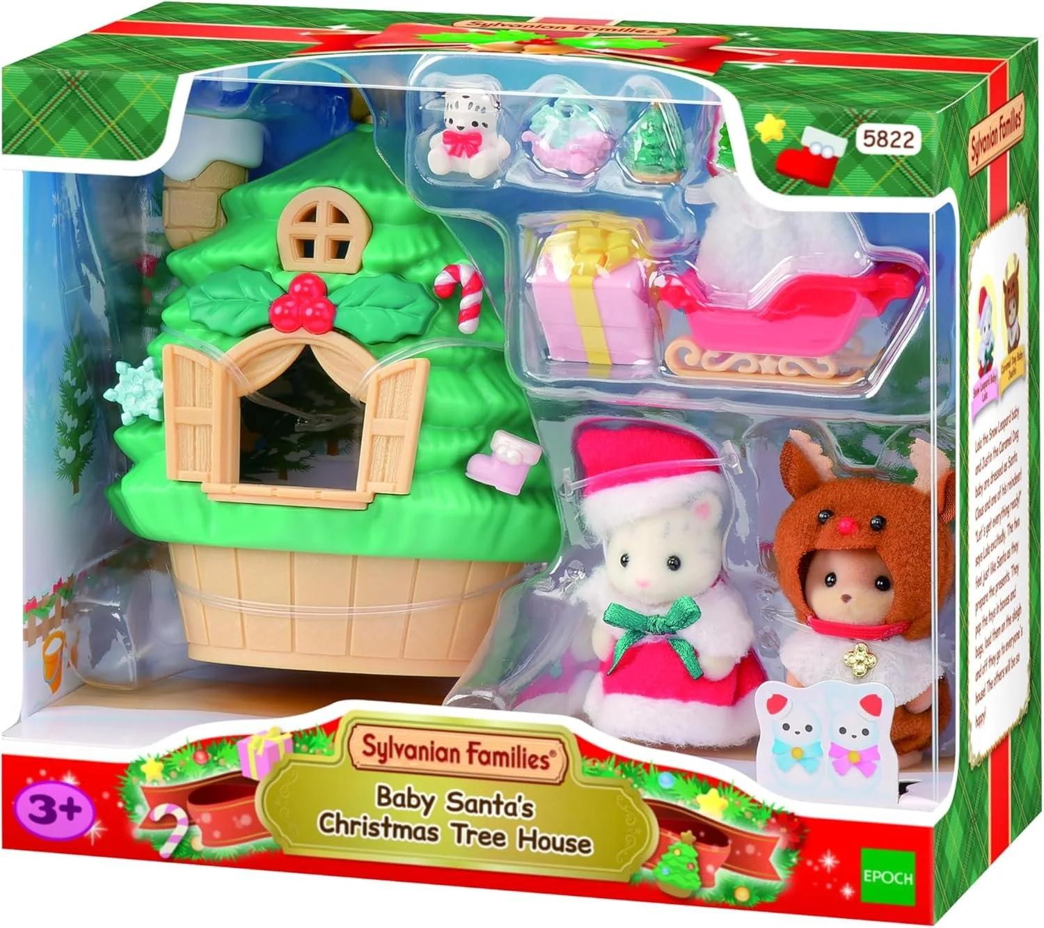 Sylvanian Families - Baby Santa's Christmas Tree House