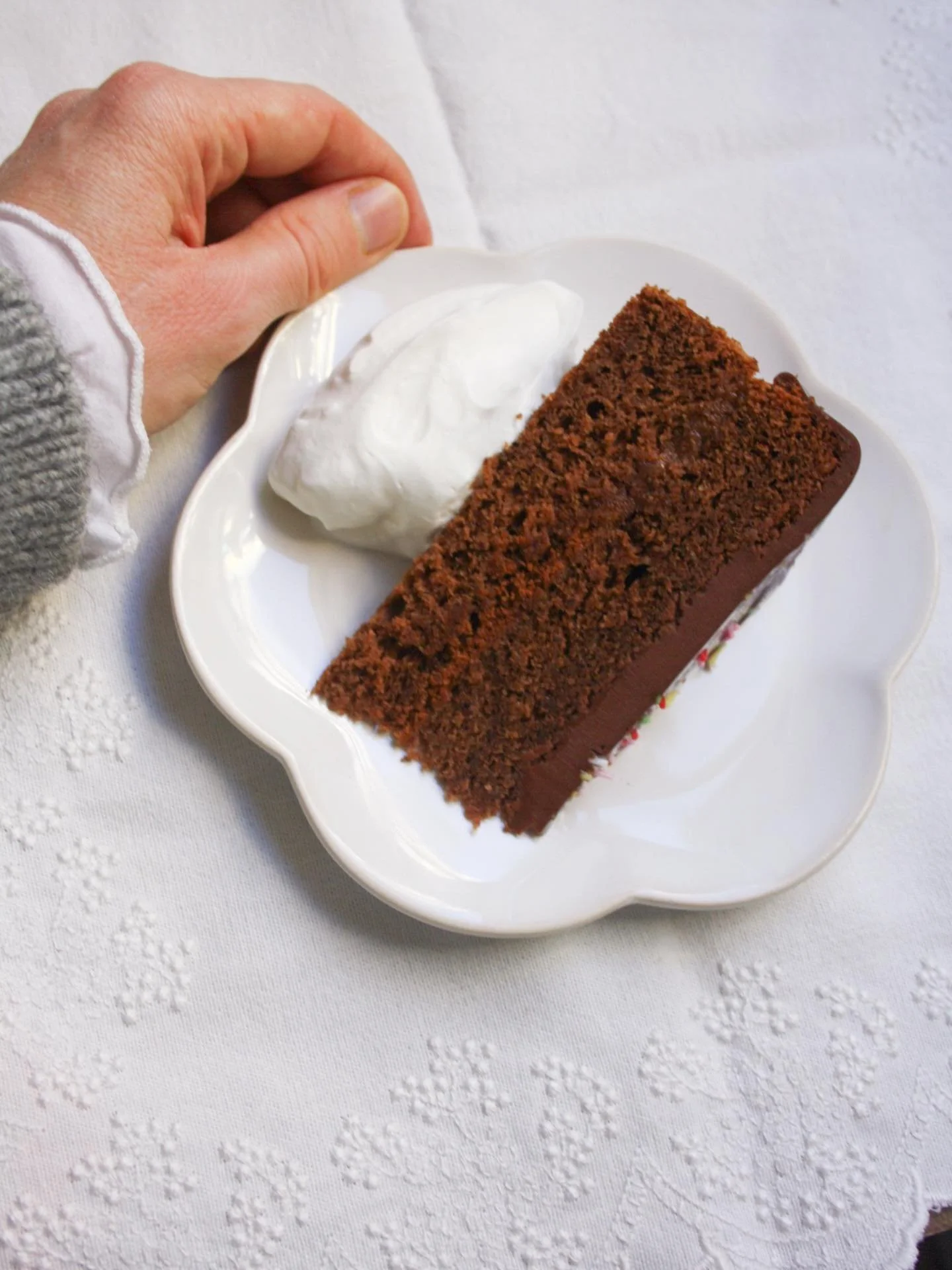 This was Christmas 🎄✨ not really work related but since La Konditor&iacute;a is still a one woman project with a personal approach I think it makes sense to share a bit of who I am (without going too much into detail 😄). 
It was cold in Germany but