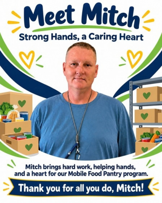 Team Member, Mitch of Mobile Food Pantry