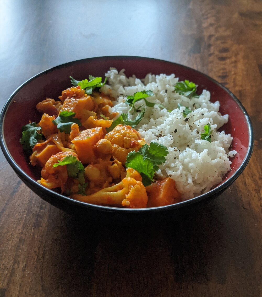 Vegetable Balti Bowl — The Wandering Hearth