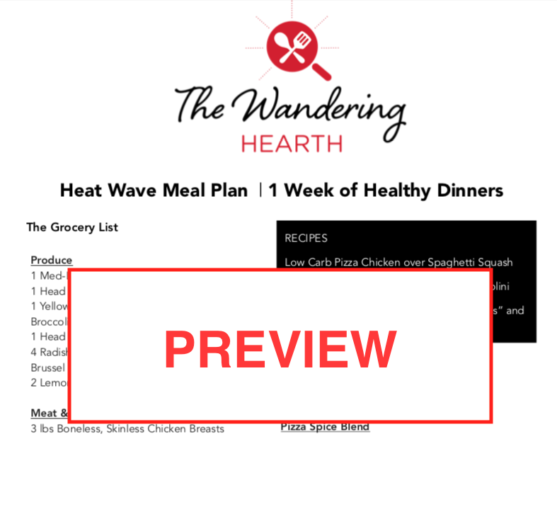 Simple Healthy Dinners The Wandering Hearth