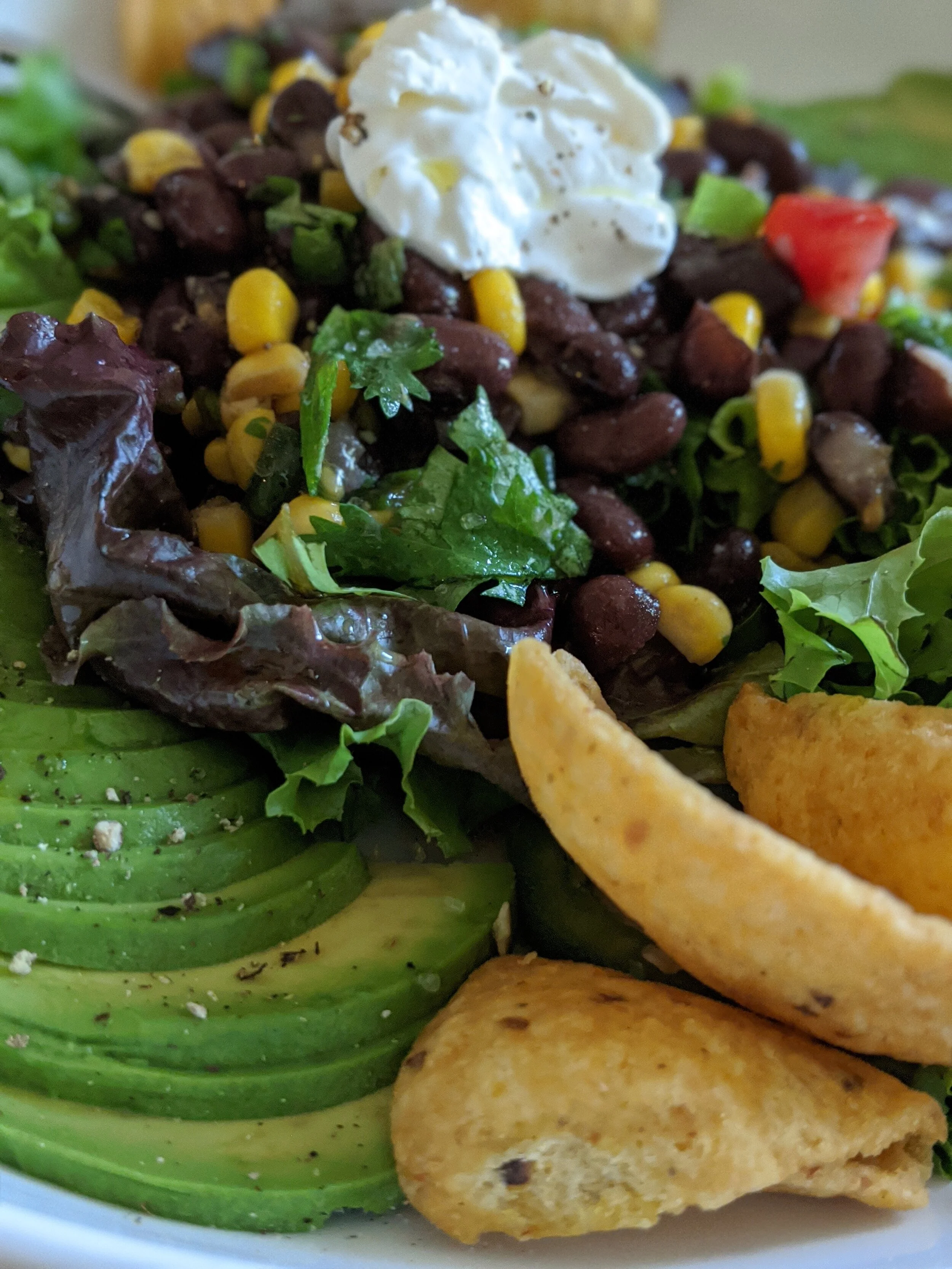 Black Bean Taco Salad — The Wandering Hearth