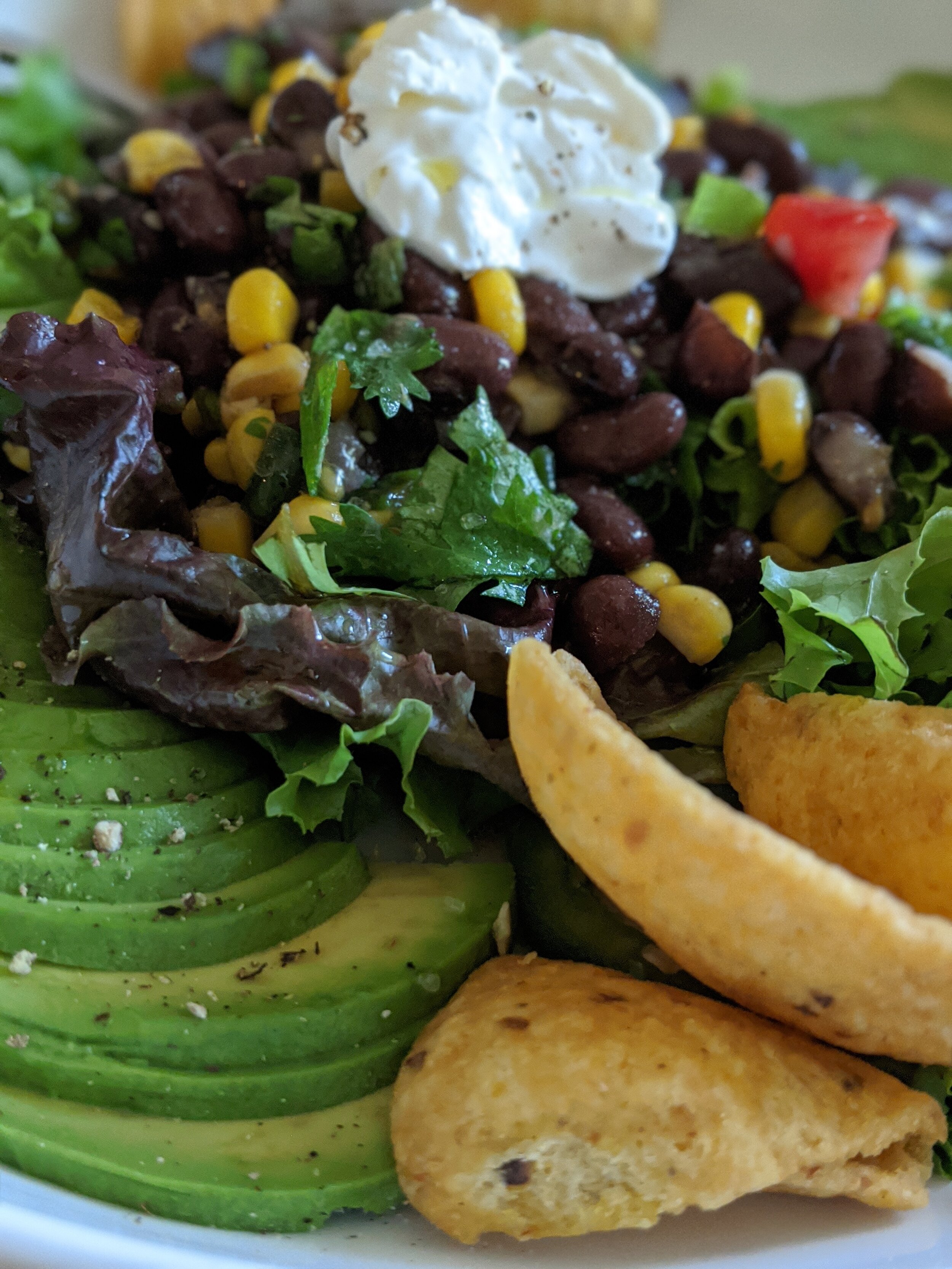 Black Bean Taco Salad The Wandering Hearth