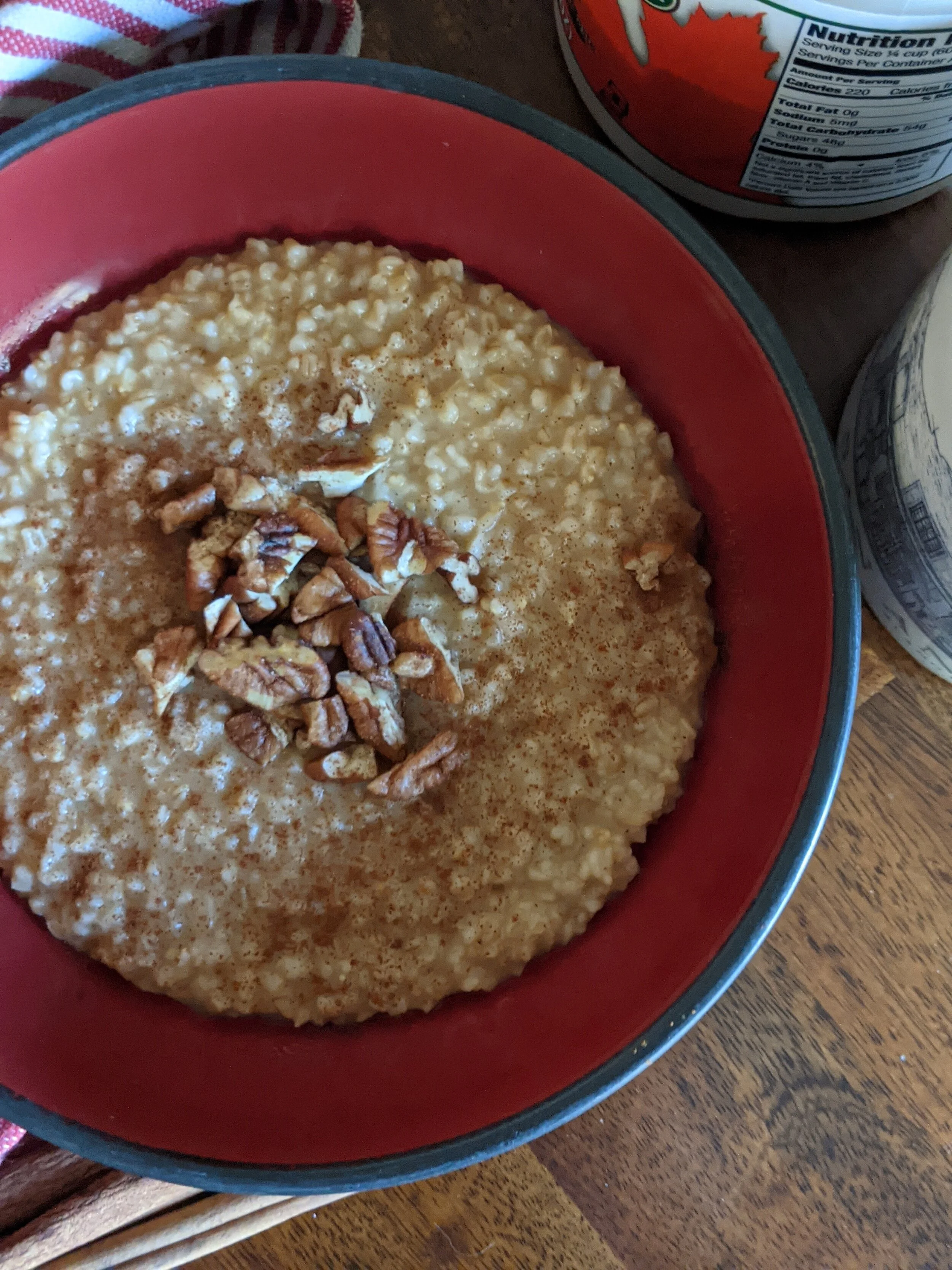 Instant Pot Steel Cut Oatmeal — The Wandering Hearth
