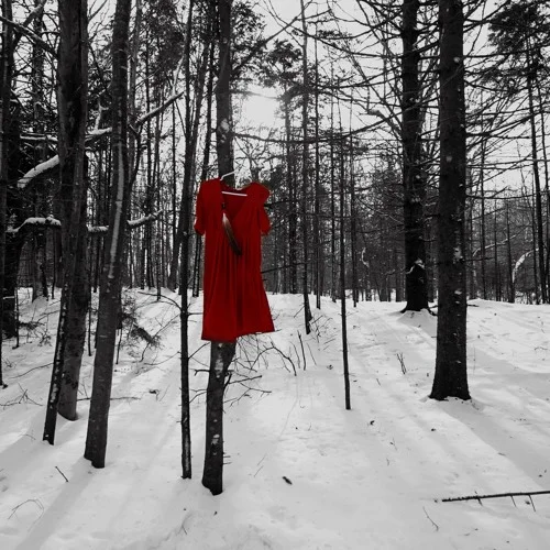 Red dress photography a form of prayer 