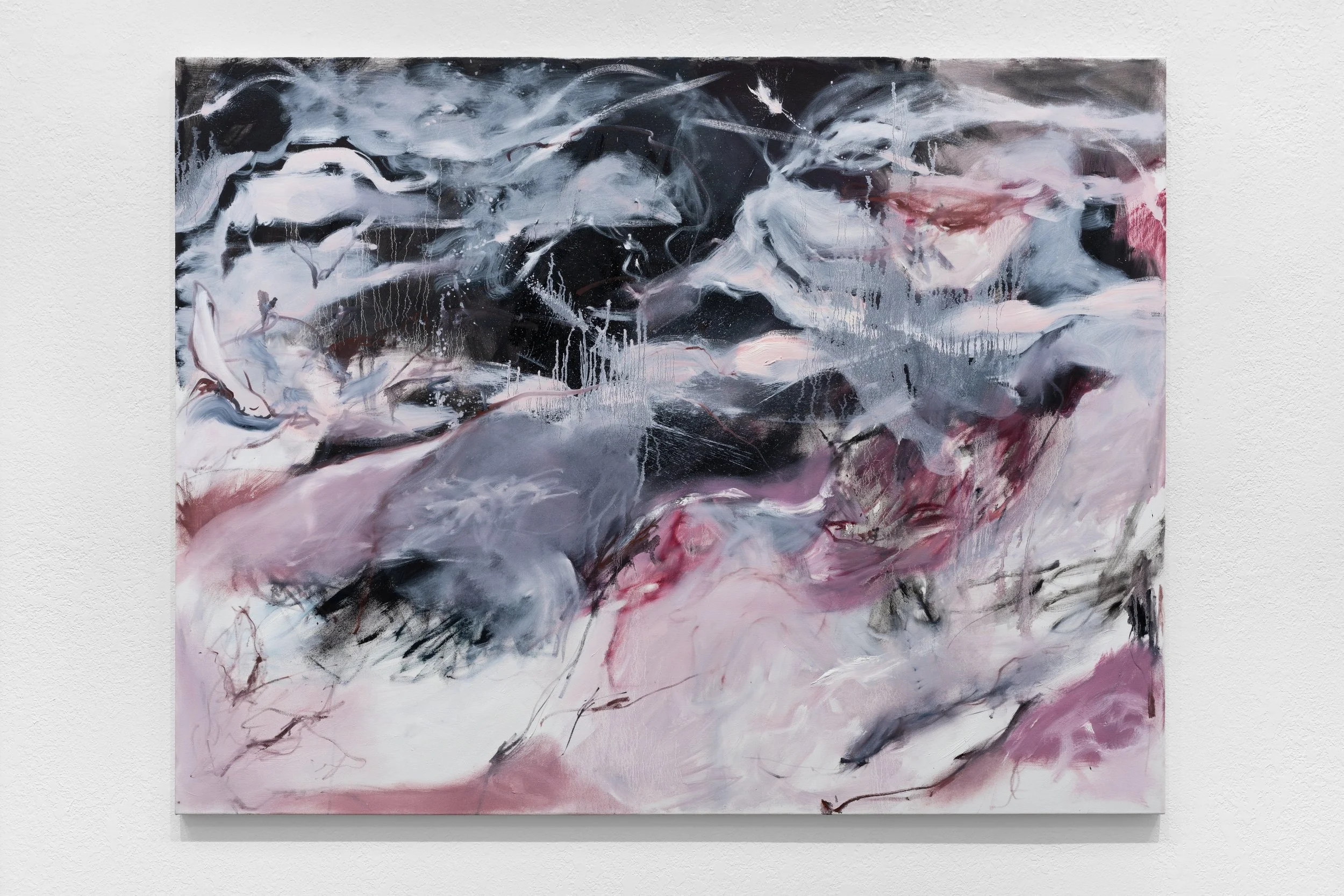    Chasm, Chamber and Veil,    202 5 | Oil on canvas | 52 x 67 inches&nbsp; 