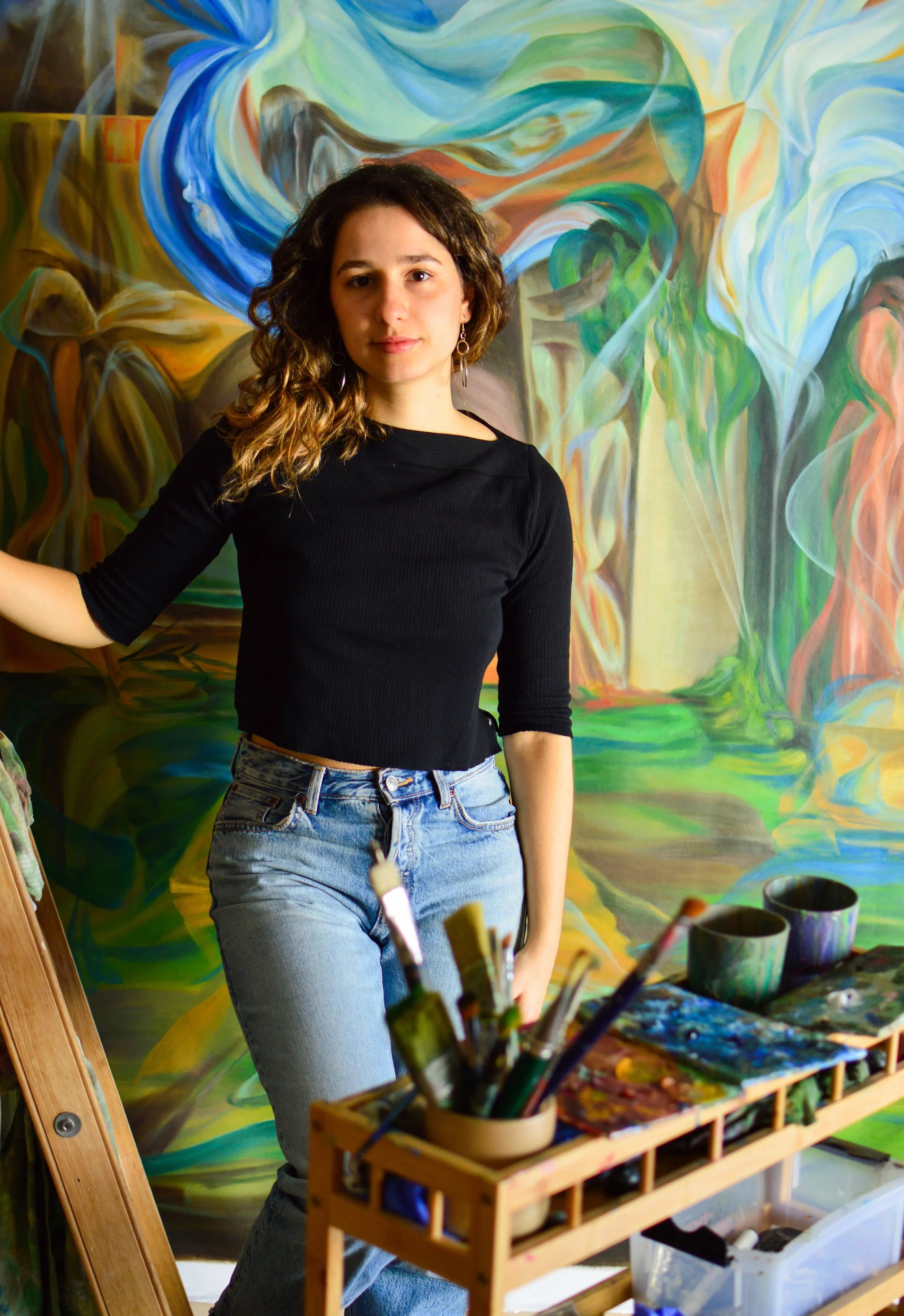  Sofia Muljat in her studio in Buenos Aires 