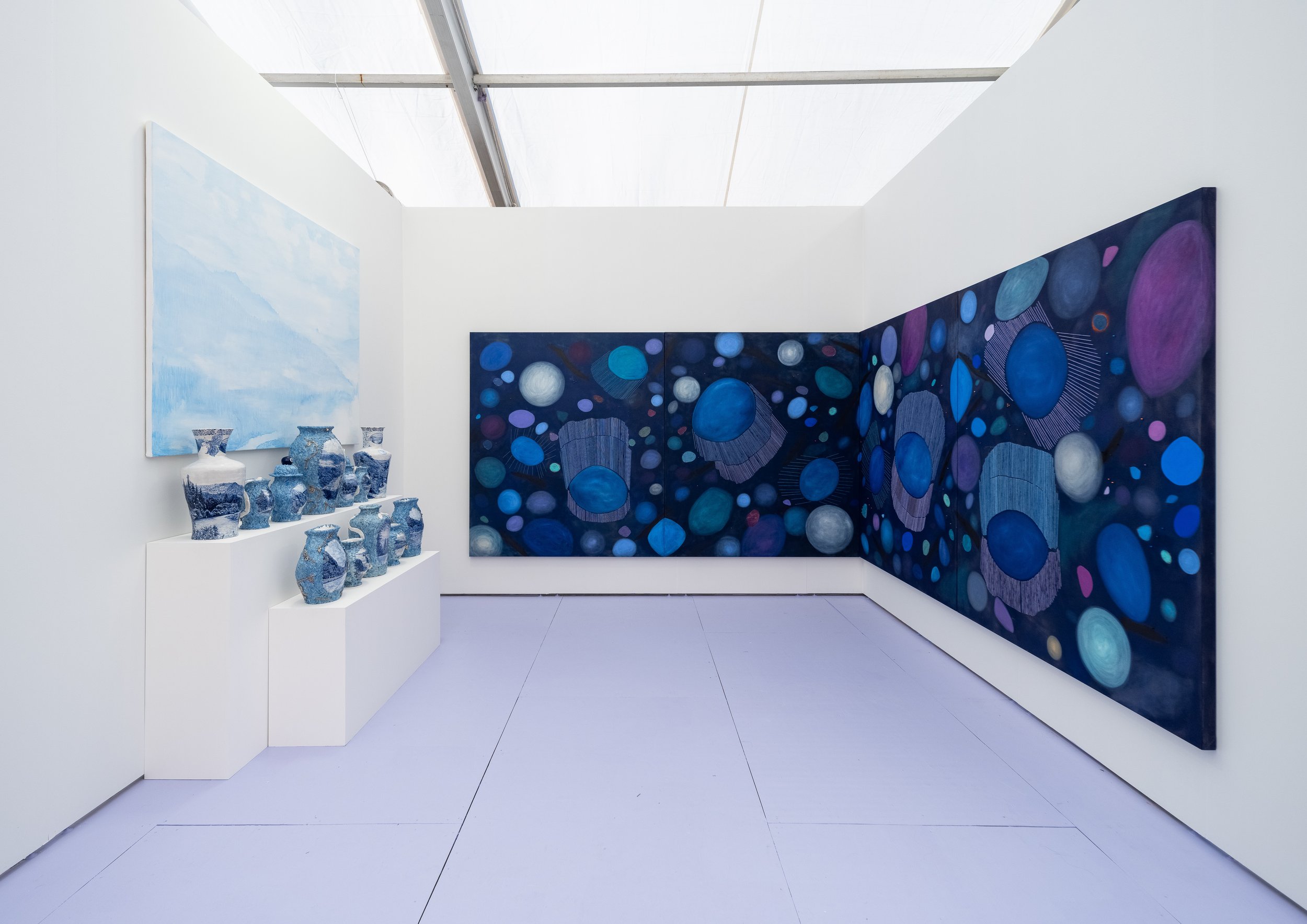  Sachi Moskowitz and Lacey Stoffer at Untitled Art Miami 2024 