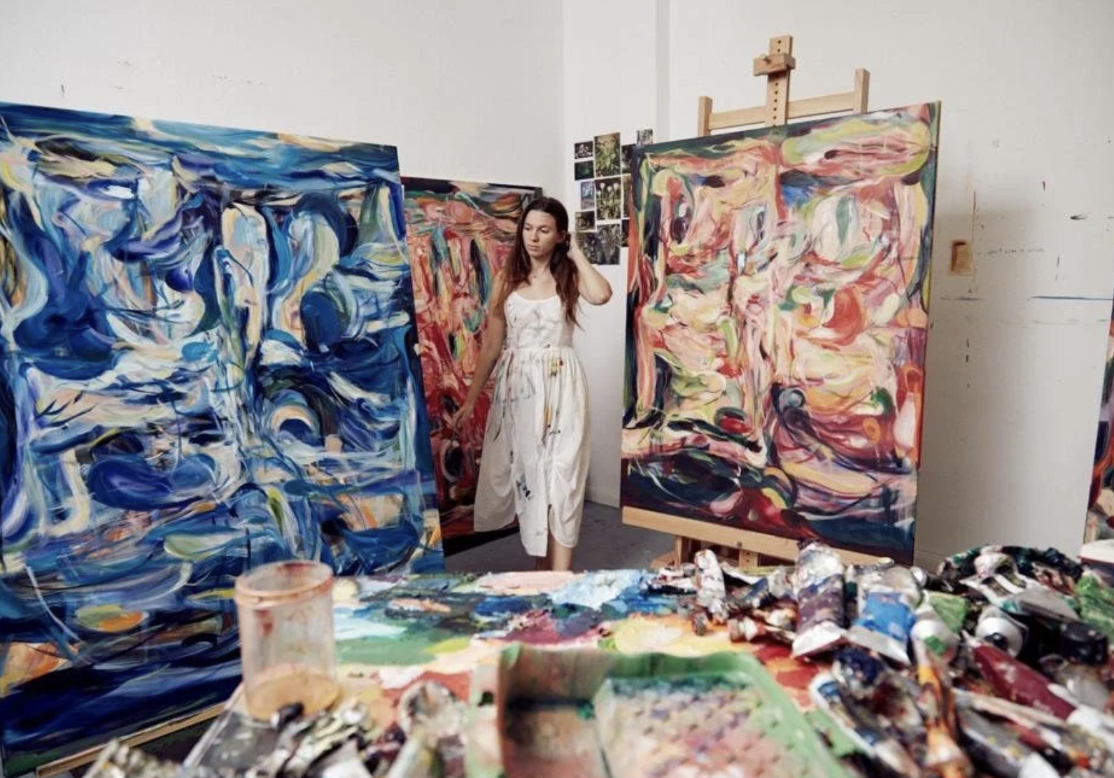  Sol Kordich in the studio, Berlin 