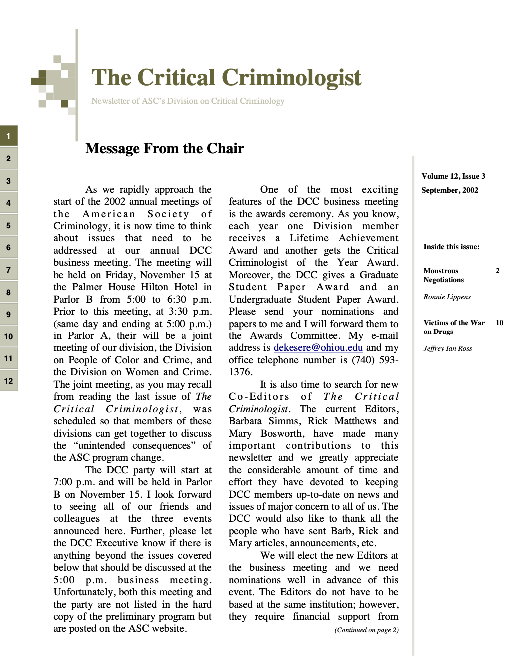   Click here for full issue  