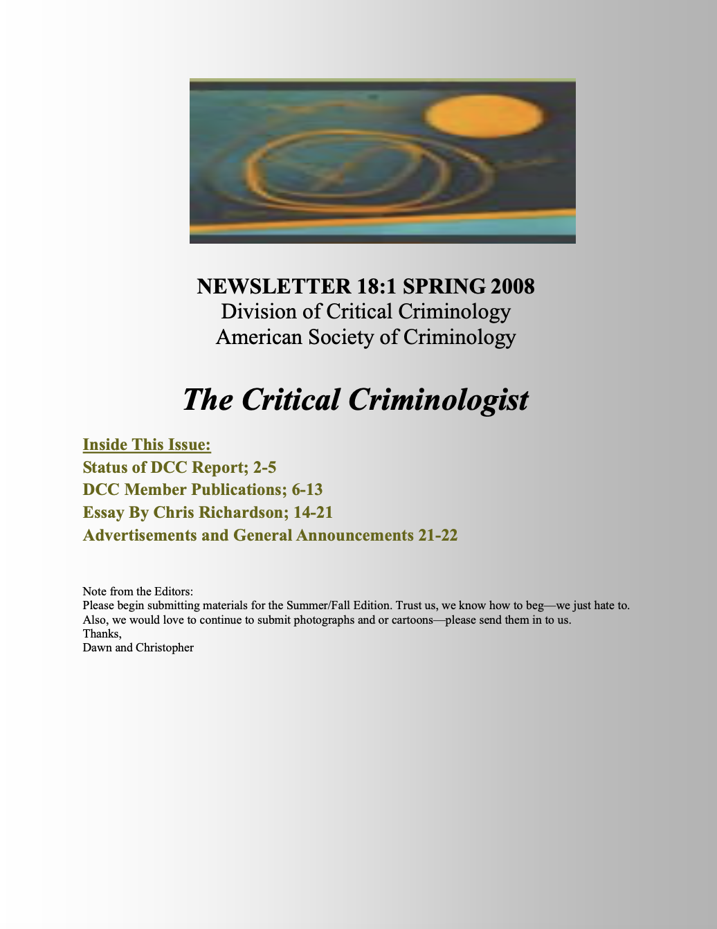Click here for full issue