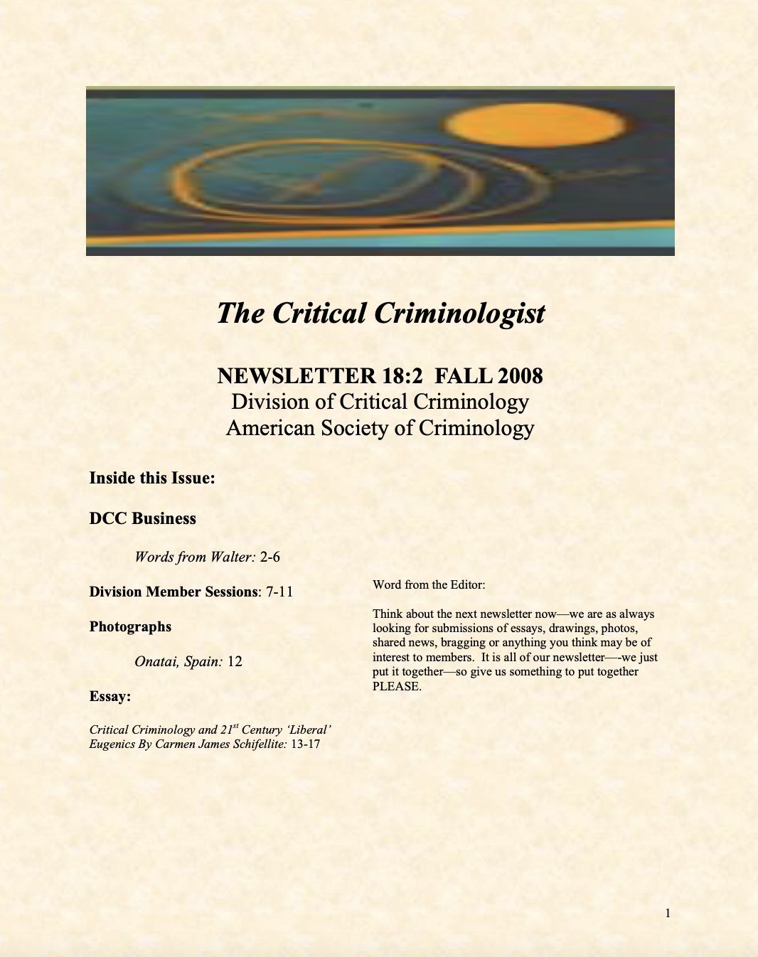 Click here for full issue