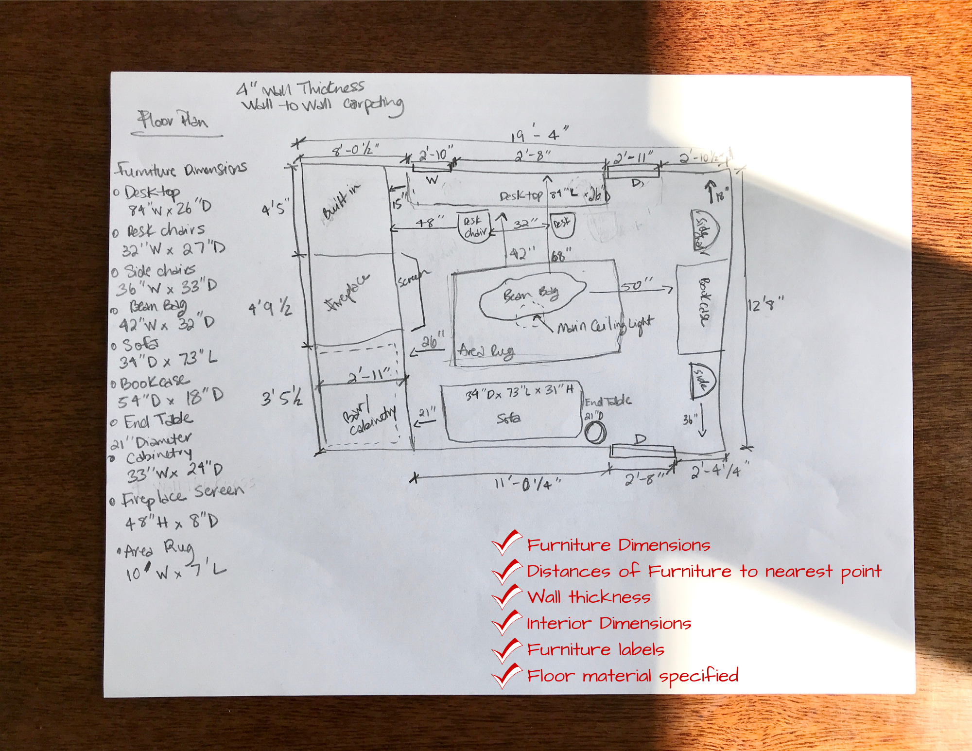 2d Drawings Floor Plan Elevation Interior Design Tech
