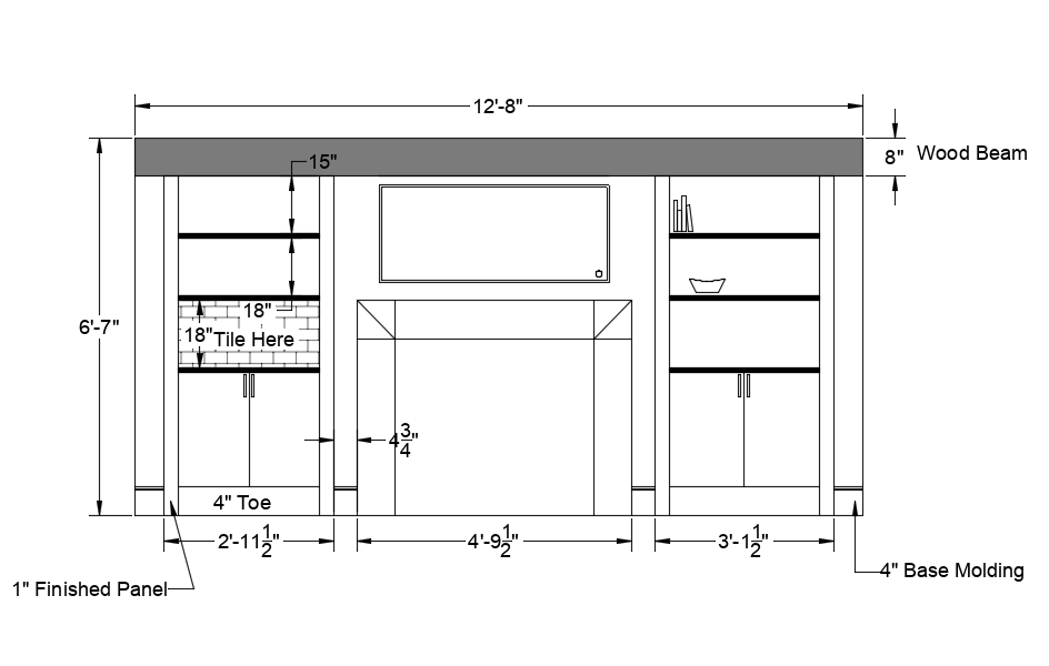 Simple House Elevation Section And Floor Plan Cad Drawing Details Dwg File Cadbull Floor Plan Cad Drawing Details Dwg File
