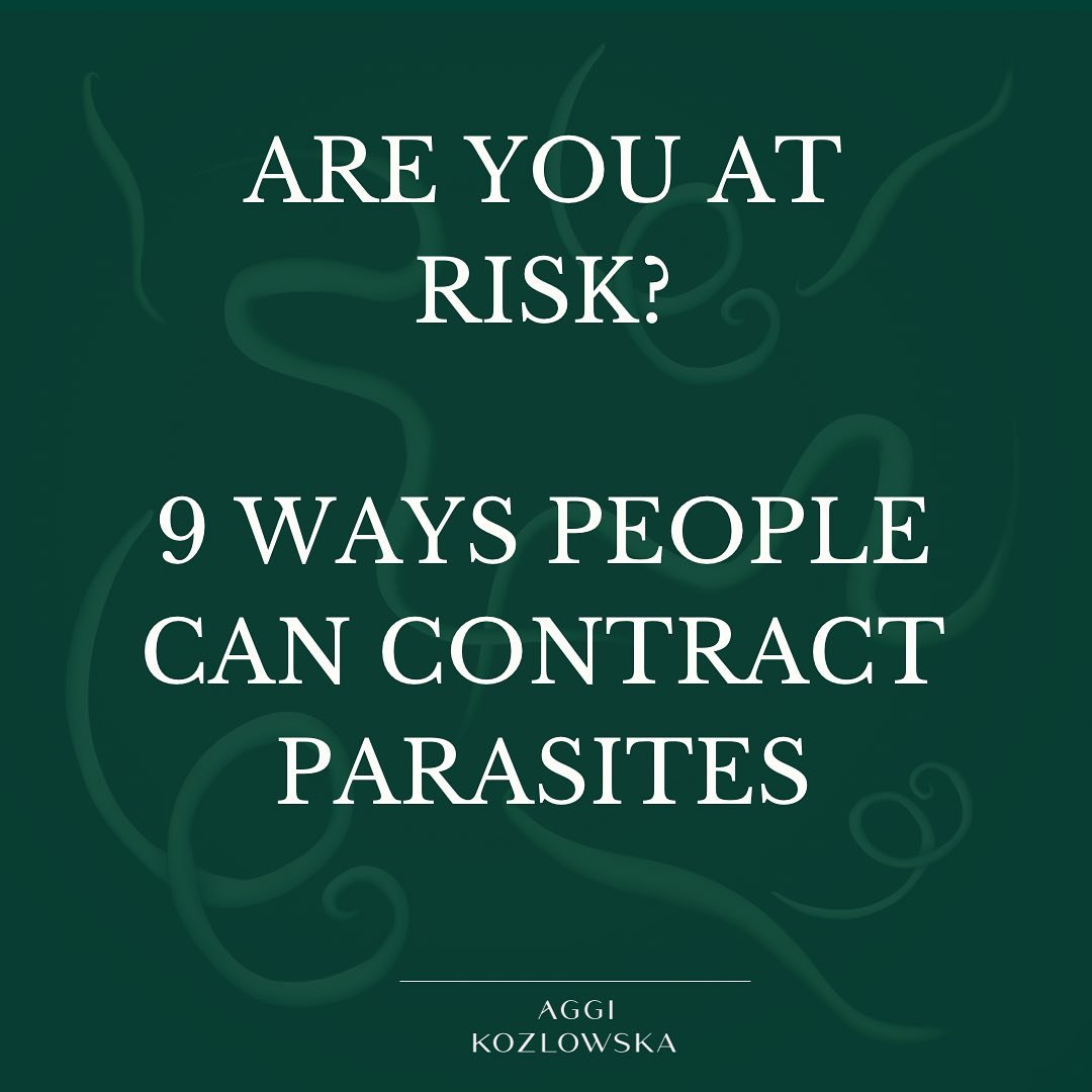 Parasites are creatures that only affect animals and maybe some people in third world countries, right?
Well, WRONG! 

Unfortunately parasite infections are way more common than we would like to believe.

Here are 9 ways humans (including YOU) can co