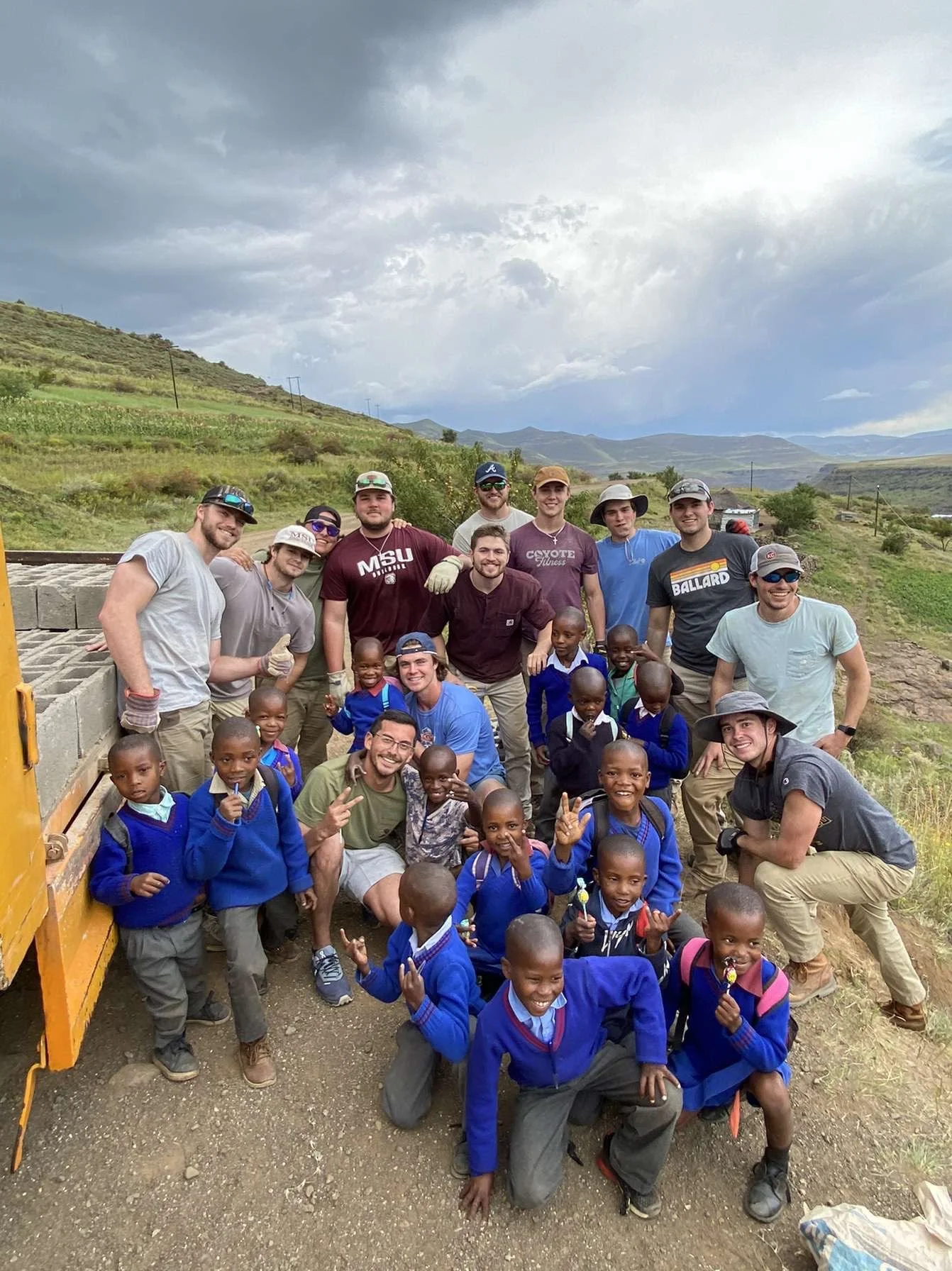 MSU Kappa Sigs Return to Lesotho With 42 Actives for Their Spring Break