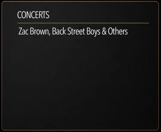 Dave Crockett, Tour commercial producer for Zac Brown Band, Back Street Boys, Rock, Country & Comedy acts.
