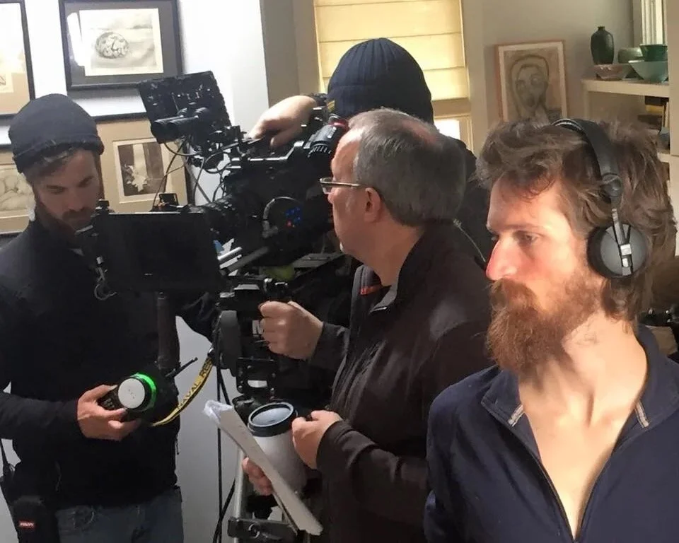 Behind The Scenes - Dave Crockett with crew