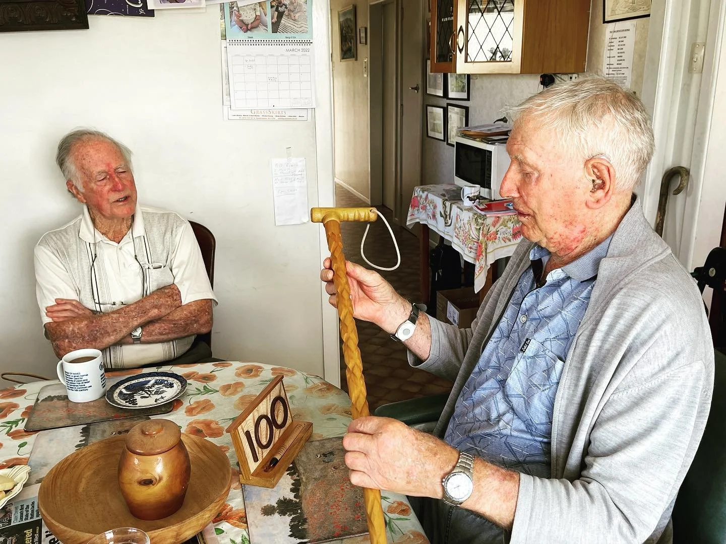 George Clark's 100th birthday 8 March