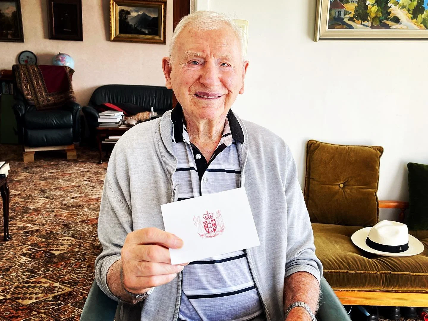 A birthday card from Jacinda Ardern