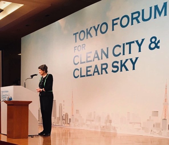 Keynote speech at Tokyo Forum for Clean City and Clear Sky, May 2018. Click on the picture to read the speech.