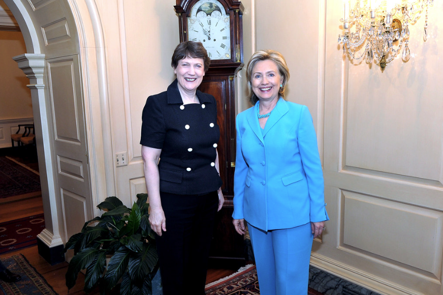 UNDP Administrator Helen Clark meets US Secretary of State, Hilary Clinton, June 2010