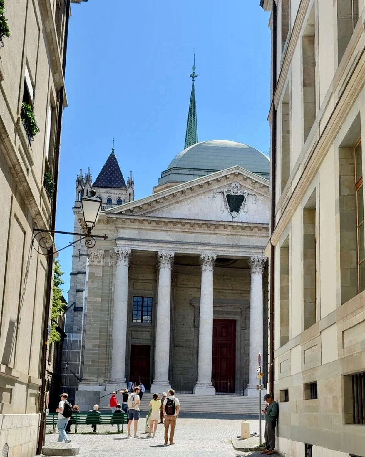 Cathedral in Geneva Old Town