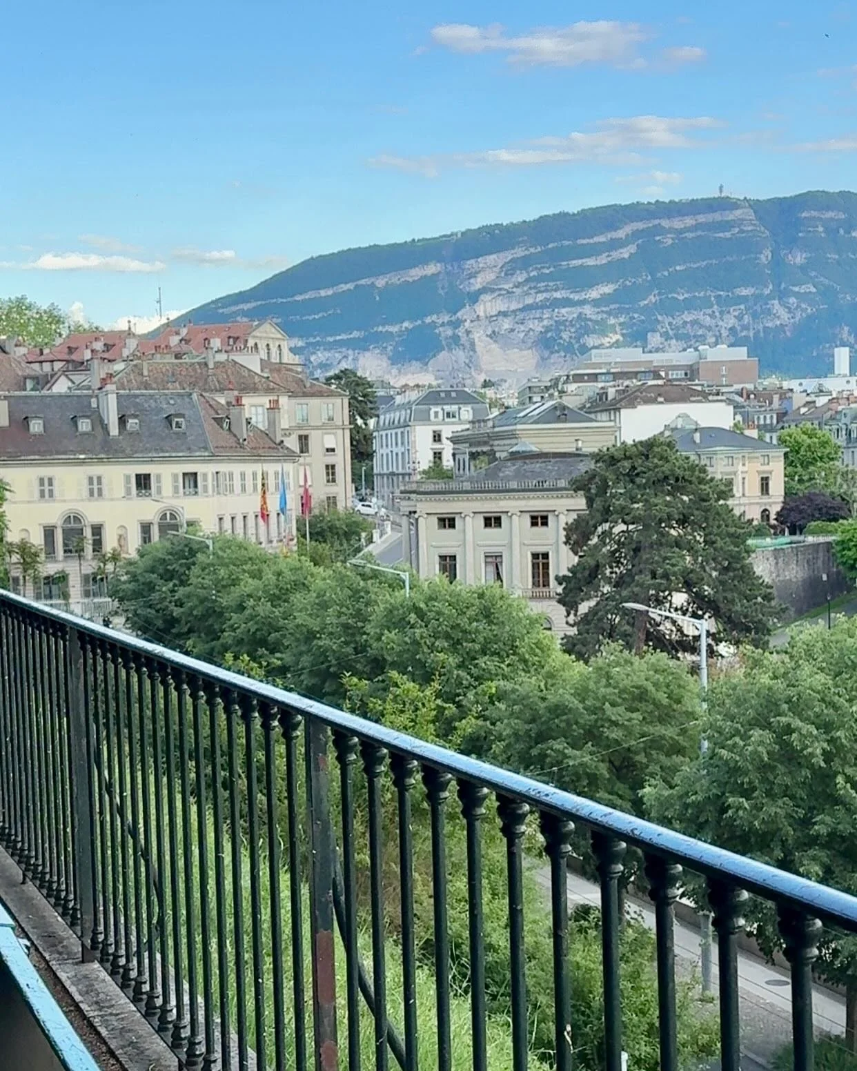 Looking across to the hills