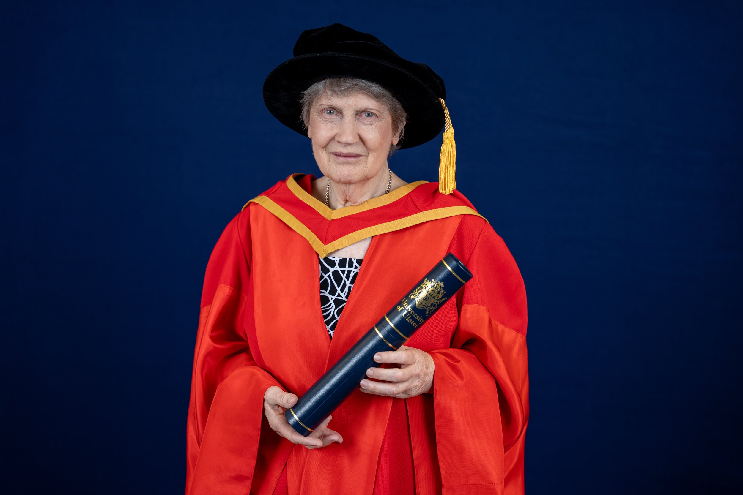 Helen Clark receives an Honorary Doctor of Laws from Ulster University.