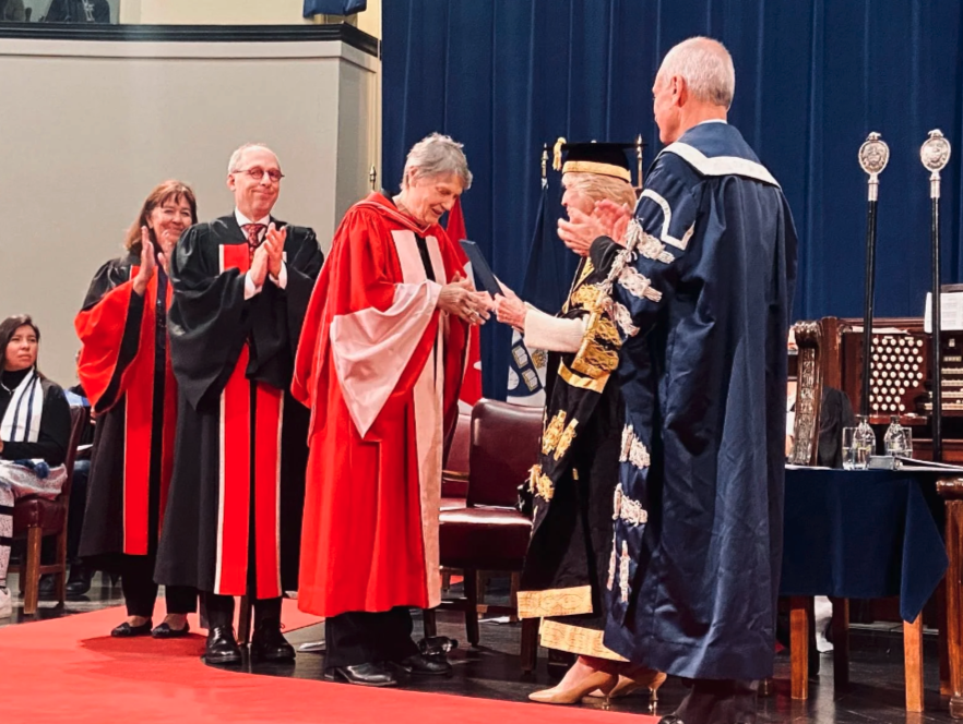 Helen Clark receives an honorary degree from the University of Toronto
