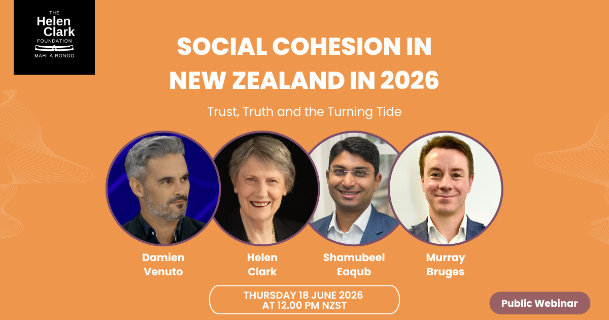 WEBINAR: Social cohesion in New Zealand in 2026 - Trust, Truth and the Turning Tide