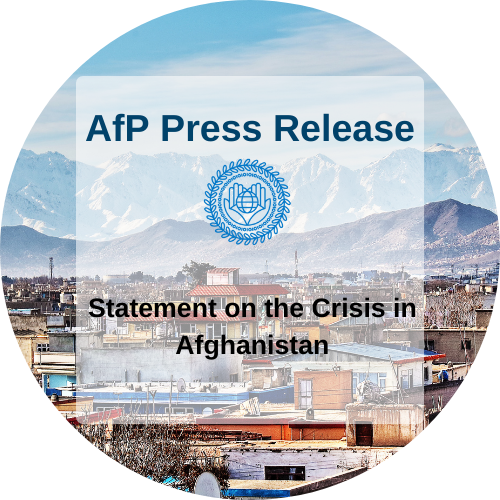 AfP Statement on the Crisis in Afghanistan