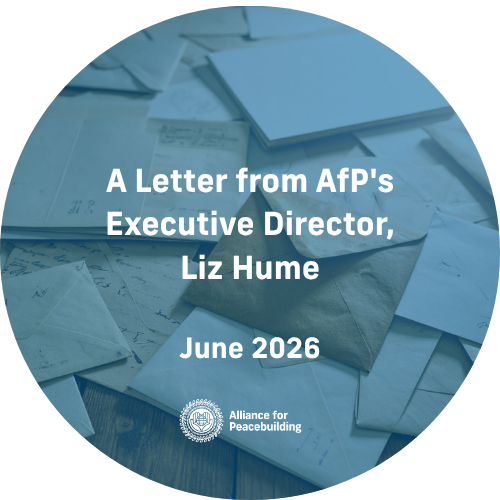 A Letter from AfP's Executive Director, Liz Hume