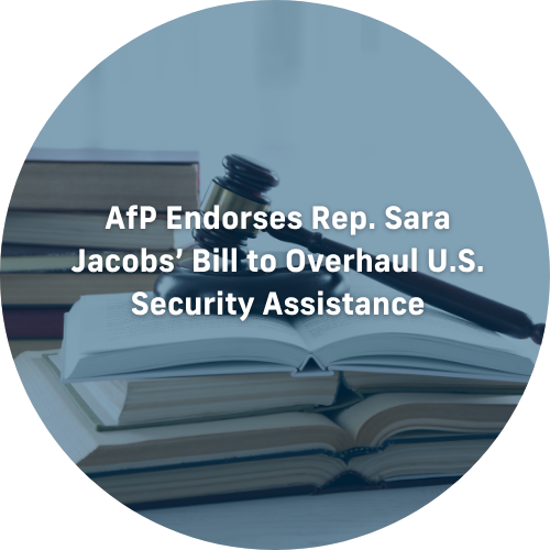 Rep. Sara Jacobs Introduces Bill to Overhaul U.S. Security Assistance