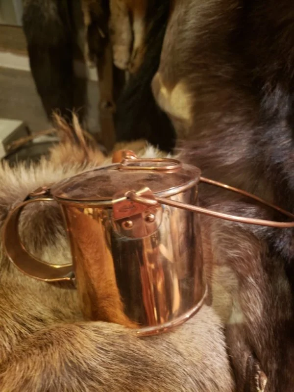 Copper Boiler (mug with lid and handle)