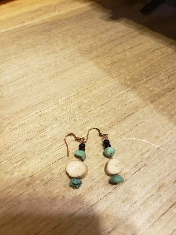 Deer horn and turquoise
