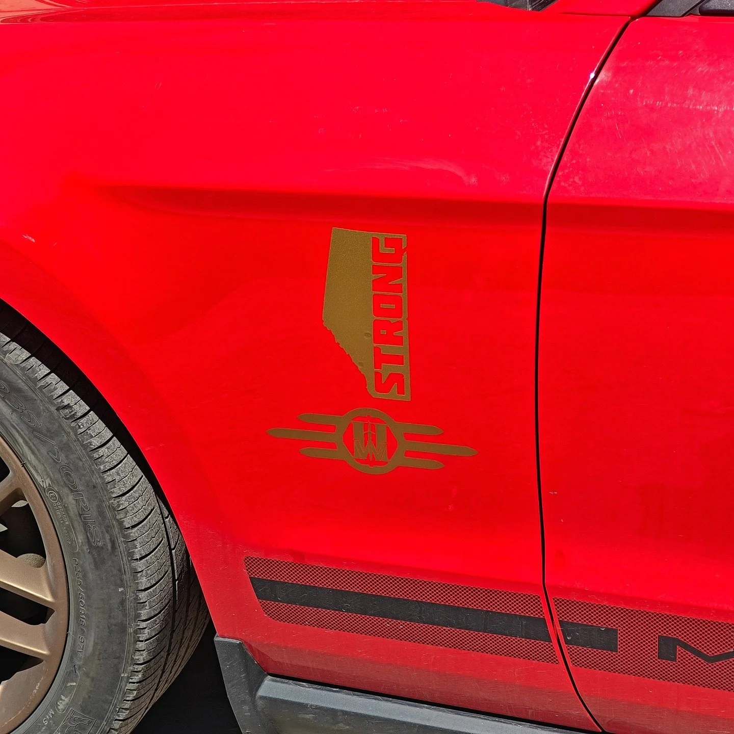 New Alberta Strong decals on, feelin pretty good, especially after the Premieres Speech, Together with a United Canada, or Separate Sovereignty, Alberta will be Prosperous once again.