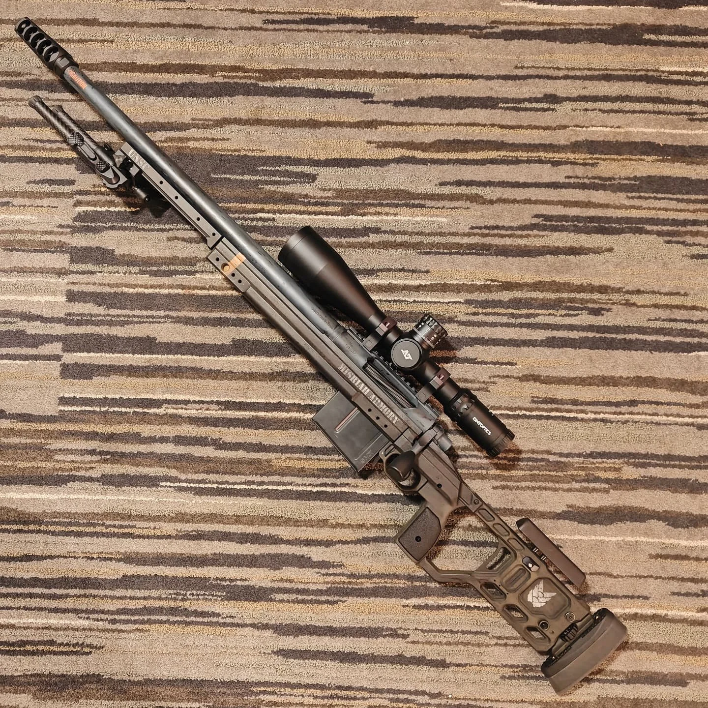 Built in the depths of Misriah Armory on Mars for the United Nations Space Command, Smaller &amp; lighter in size than its bigger brother, Still packing a punch, It is more handy to those of you not 7 foot tall in Mjolnir Armor. #halo #krg #stiller #