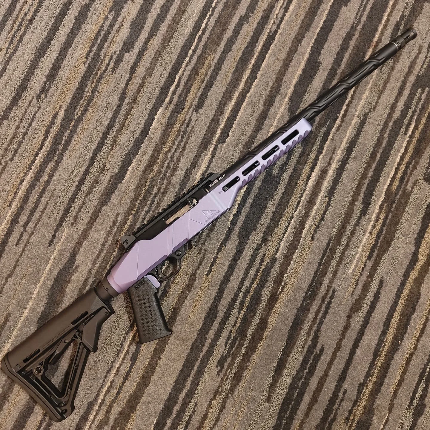 lookin Sharp in the H-314 Crushed Orchid #cerakote #ruger #1022 #rivalarms #kidd