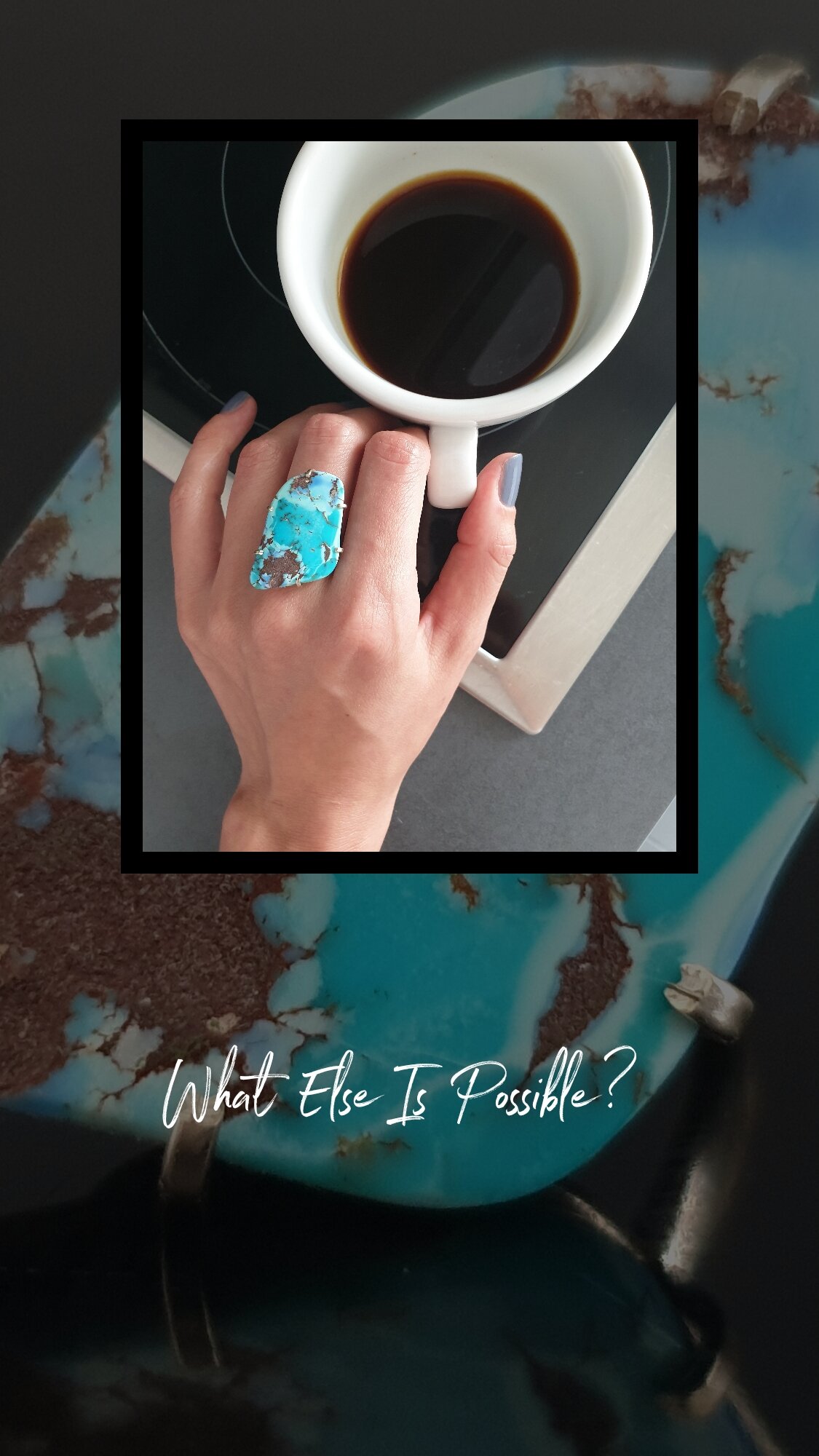 Young Turquoise Large Ring