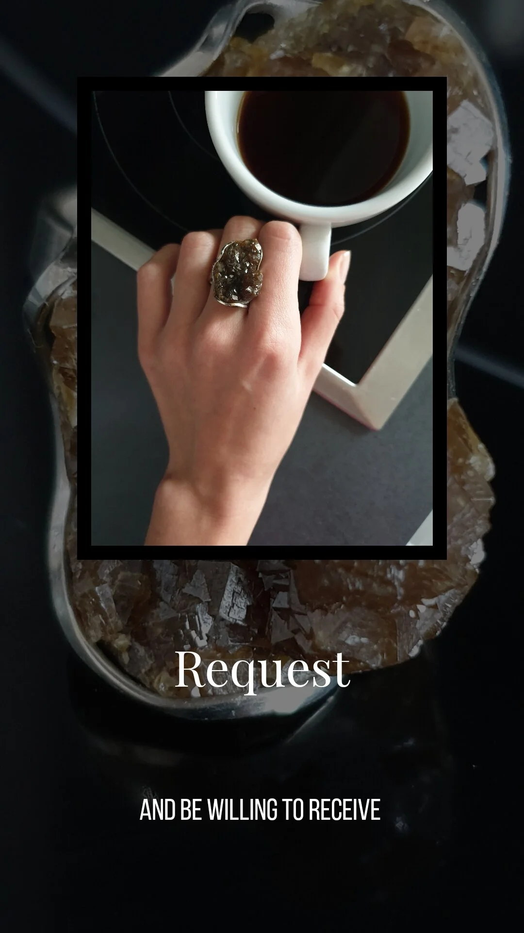 Rare Grossular Garnet Ring.