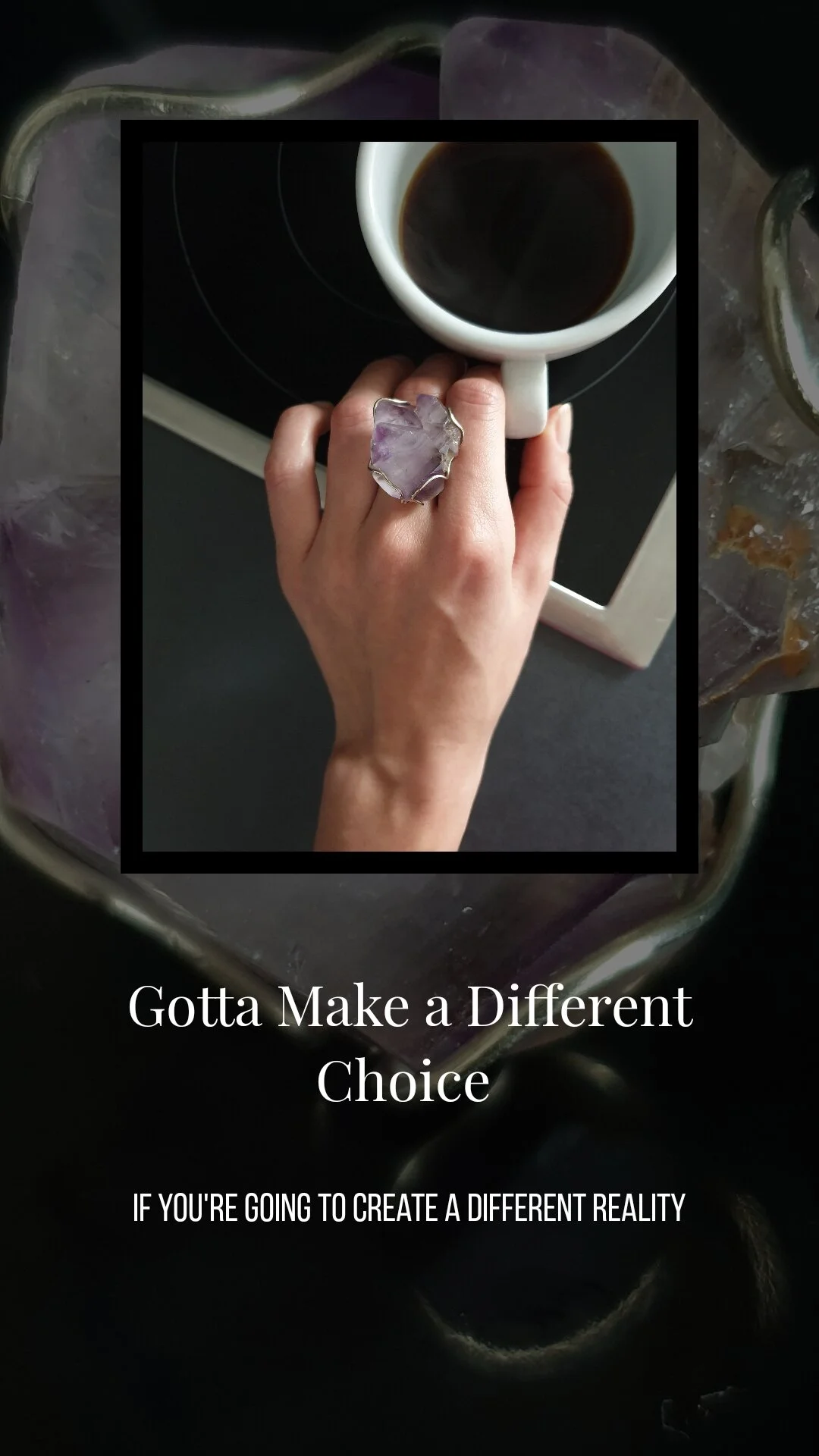 Mystical Amerthyst Cluster. The Urals.