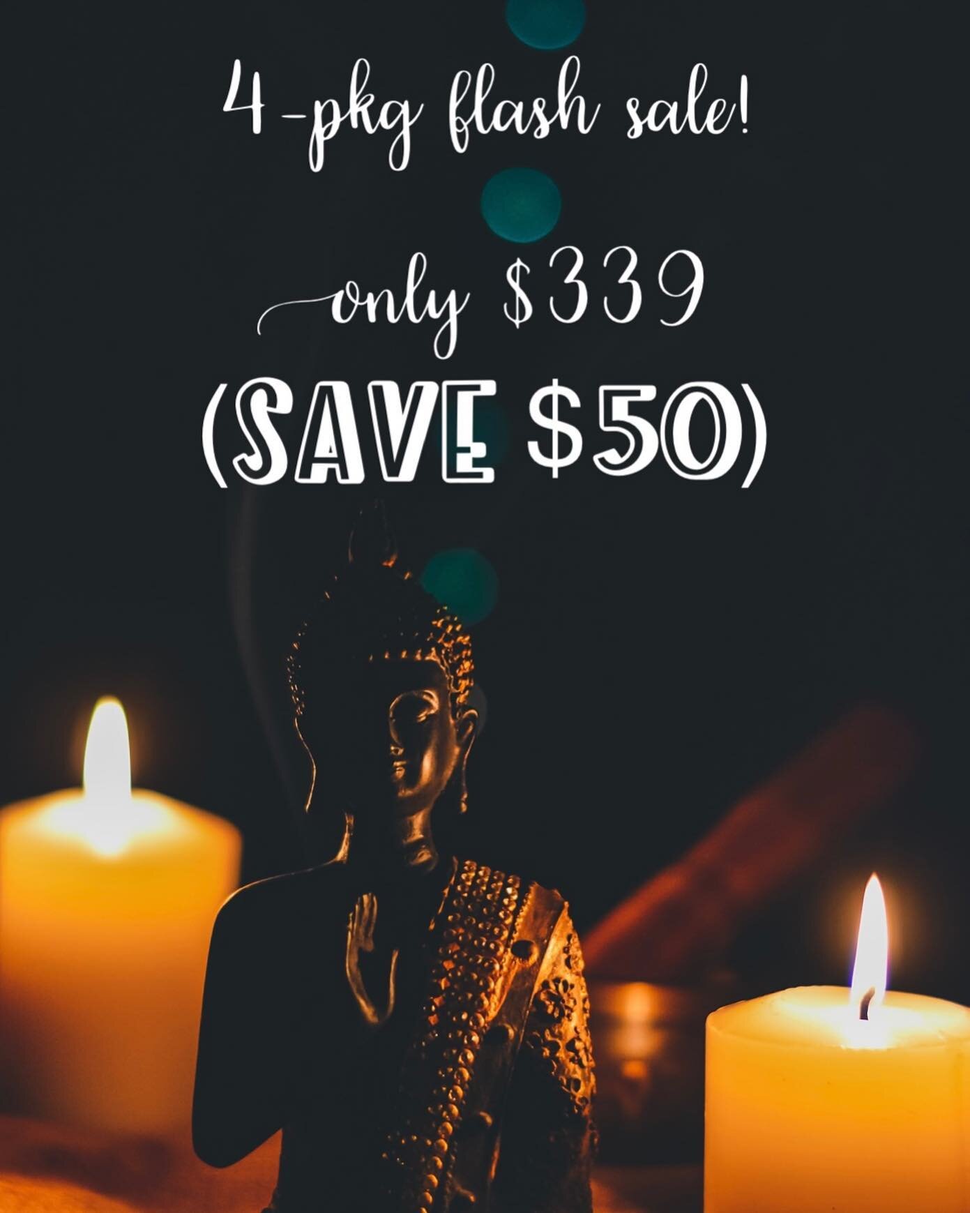 🎁 Enjoy $50 off our package of four acupuncture sessions. Sale ends Tuesday at noon, package expires 90 days from purchase. 

Linktree: Cyber Monday Package - no coupon code needed. 
Only $339 down from $389

Here&rsquo;s to recommitting to your sel