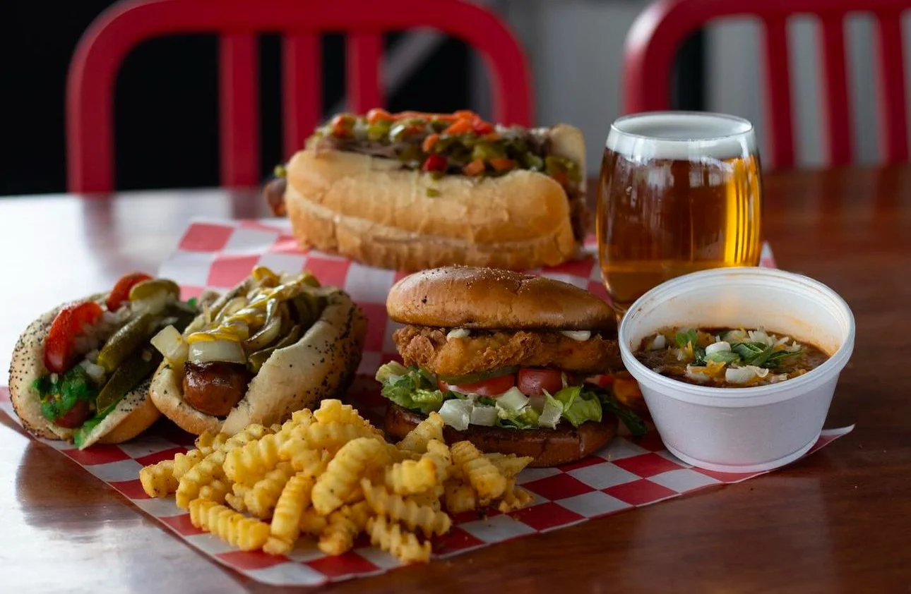 Chicago Beef Joint Italian beef sandwiches, Chicago dogs, fries and cold beer